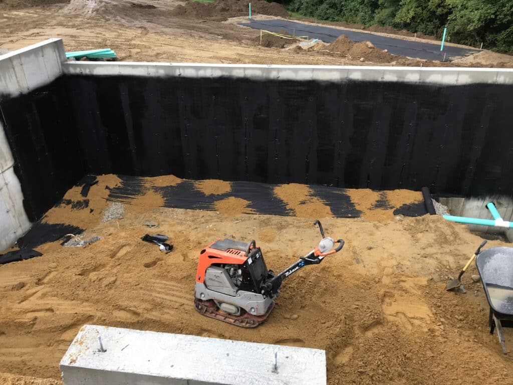 NH site leveling and excavation services